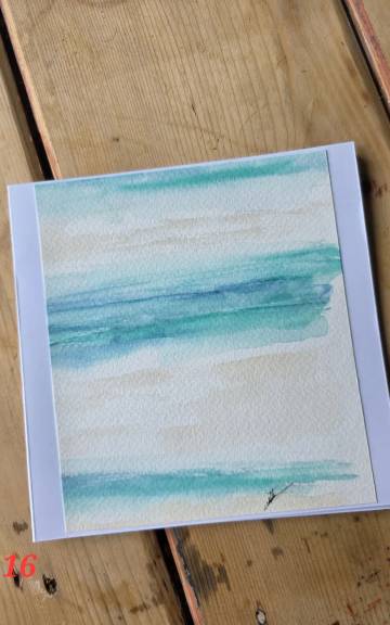 Original watercolour greetings cards