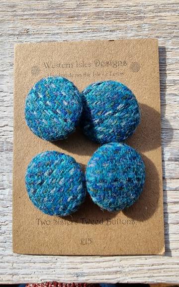 Three Sisters Tweed buttons - 3 3
