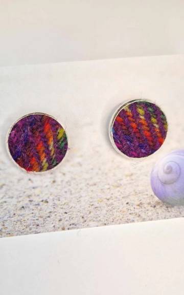 Two Sisters Tweed cufflinks