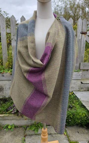 Two Sisters Tweed Shawl Lambswool