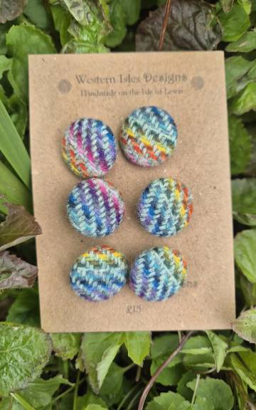 Two Sisters Tweed buttons - 5 2