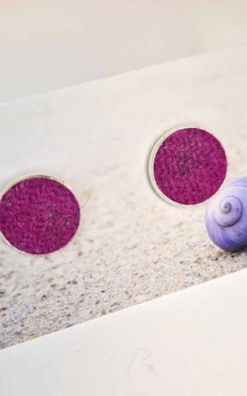 Harris tweed cufflinks