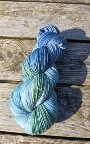 Hand-Dyed Yarn: 100% Merino, 4 ply