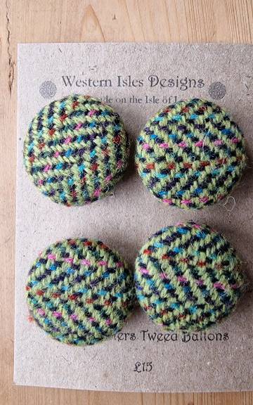 Three Sisters Tweed Buttons