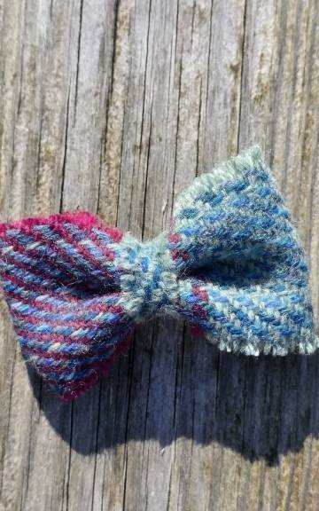 Three Sisters Tweed Hair Barrette