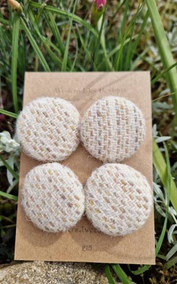 Two Sisters Tweed buttons