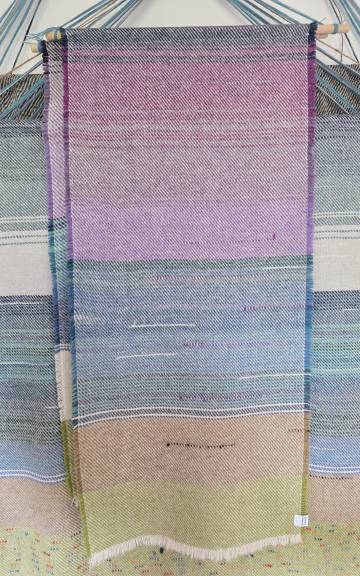 Three Sisters Tweeds landscape wall hanging
