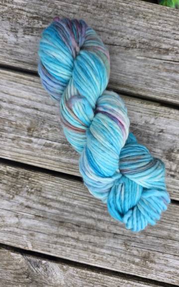 Hand-Dyed Yarn: 100% Merino, chunky