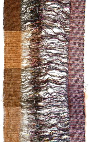 Textile Wall Art - 'tying-in'