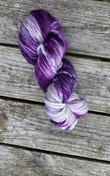 Hand-Dyed Yarn: 100% Merino, chunky