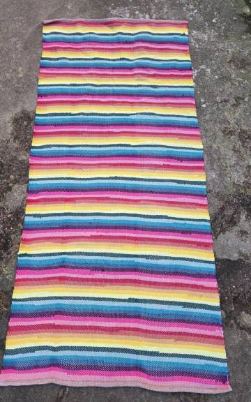 Handwoven pure cotton rug