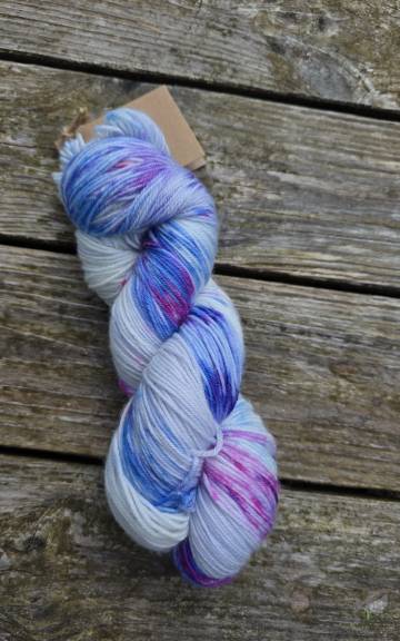 Hand-Dyed Yarn: 100% Merino, 4 ply - 1 7