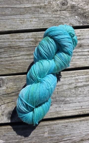 Hand-Dyed Yarn: 100% Merino, 4 ply - 5