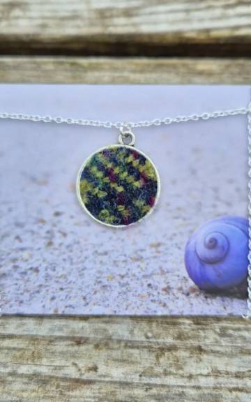 Two Sisters Tweed Aurora necklace