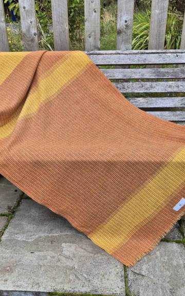 Two Sisters Tweed Throw Lambswool