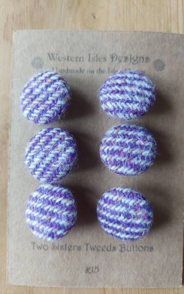 Two Sisters Tweed buttons - 6 3