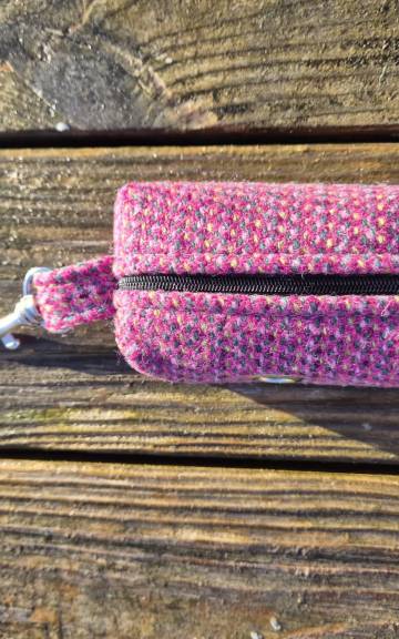 Three Sisters Tweed Bag Holder/ Headphones Case