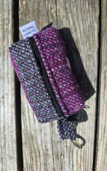 Three Sisters Tweed Bag Holder/ Headphones Case