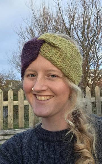 Hand Knitted icelandic headband