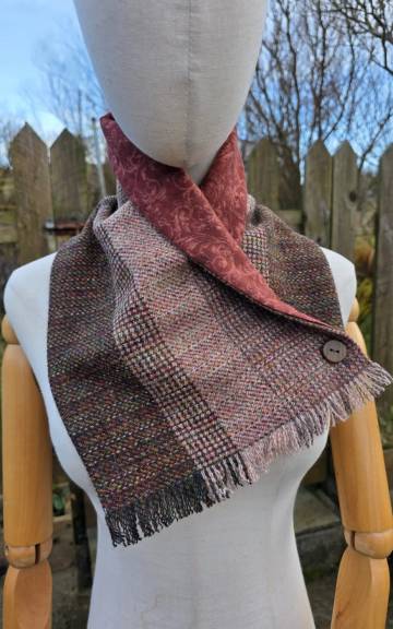 Two Sisters Tweed neck warmer