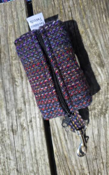 Three Sisters Tweed Bag Holder/ Headphones Case