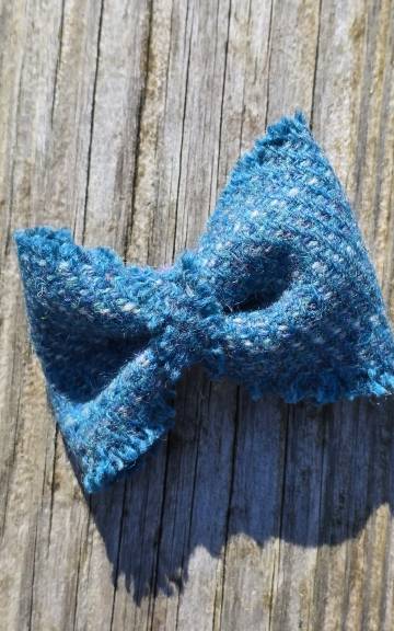 Three Sisters Tweed Hair Barrette