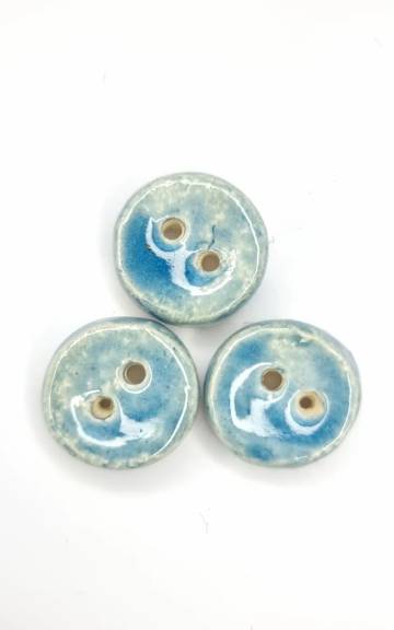 Ceramic buttons x3