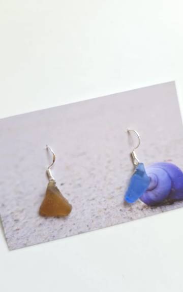 Sea Glass Earrings