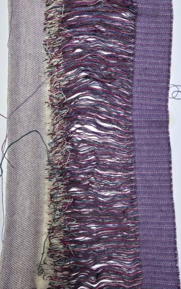 Textile Wall Art - 'tying-in'