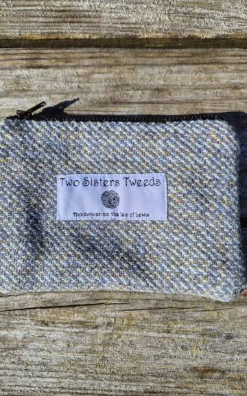 Two Sisters Tweed Zip Purse