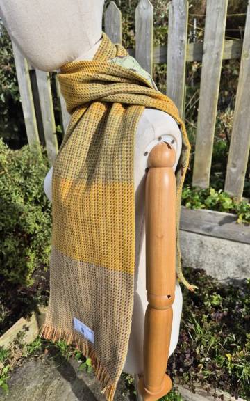 Two Sisters lambswool Tweed scarf