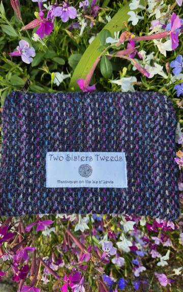 Two Sisters Tweed Zip Purse