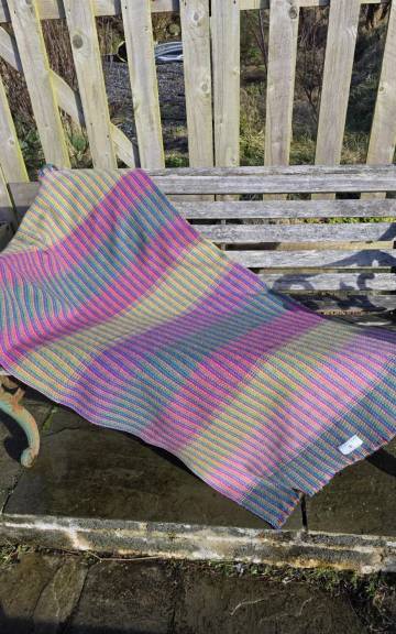Two Sisters Tweed Throw Lambswool