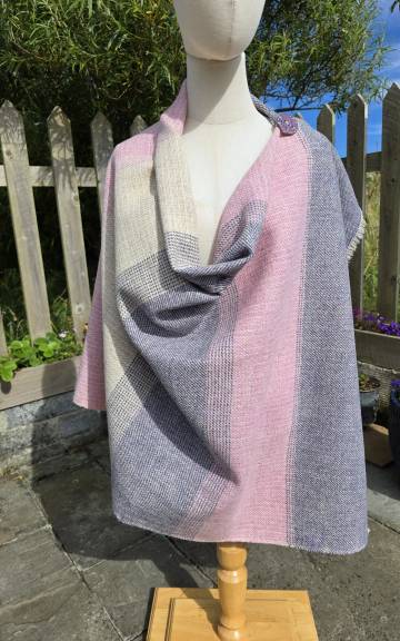 Two Sisters Tweed Shawl
