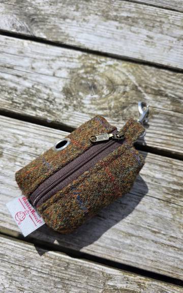 Harris Tweed Bag Holder/ Headphones Case - 2