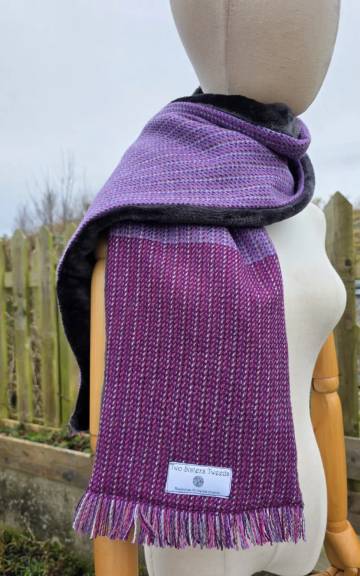 Two Sisters lambswool Tweed scarf