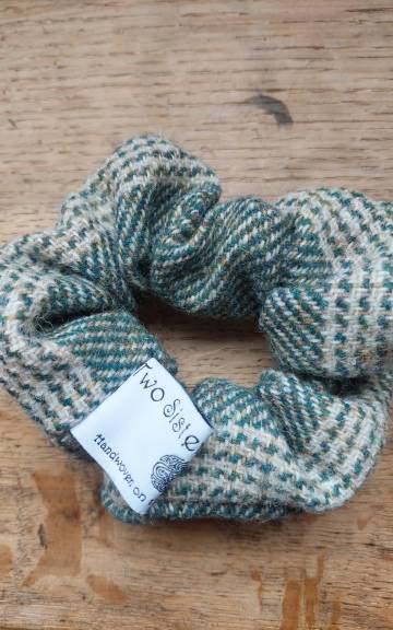 Three Sisters Tweed hair scrunchie