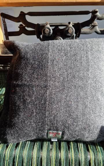 Harris tweed cushion cover