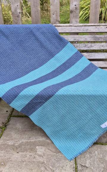 Two Sisters Tweed Throw Lambswool