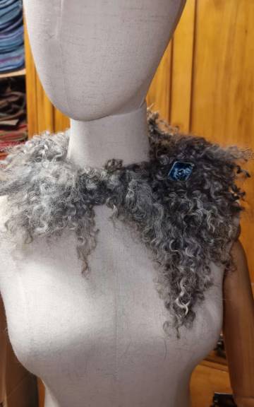 Felted wool collar - gotland