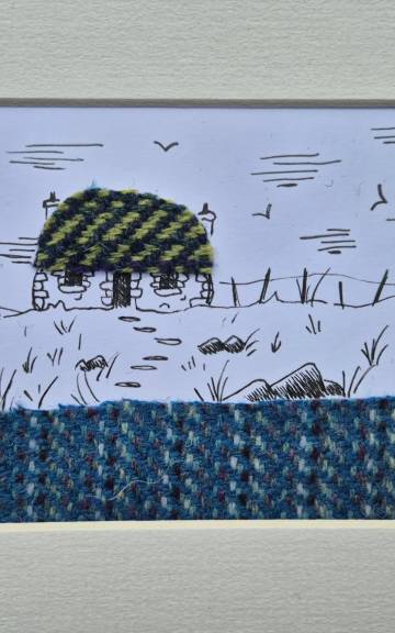 Tweed and pen original picture