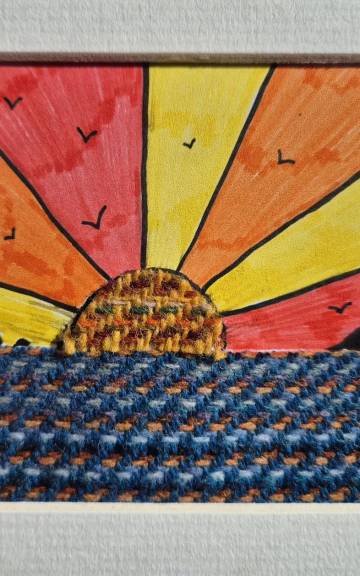 Tweed and pen original picture - 1 2