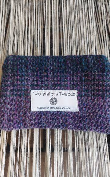 Two Sisters Tweed Zip Purse