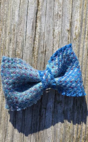 Three Sisters Tweed Hair Barrette