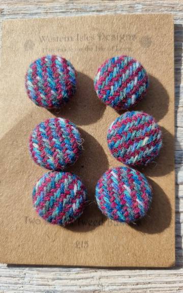 Three Sisters Tweed Buttons - 2 2