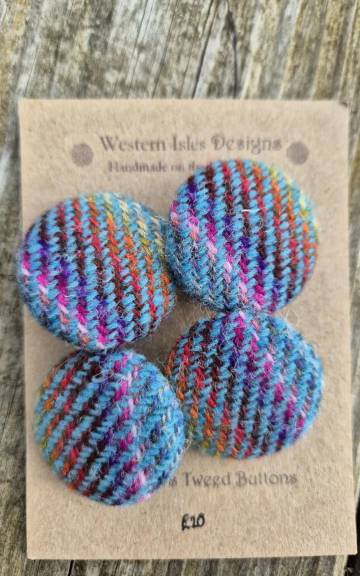 Two Sisters Tweed buttons