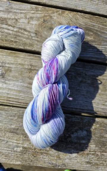 Hand-Dyed Yarn: 100% Merino, 4 ply