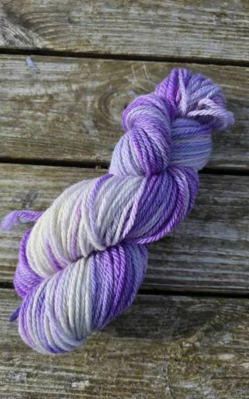 Hand-Dyed Yarn: Bluefaced Leicester, Aran