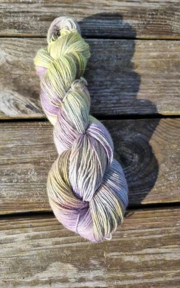 Hand-Dyed Yarn: Baby Alpaca & silk, 4 ply