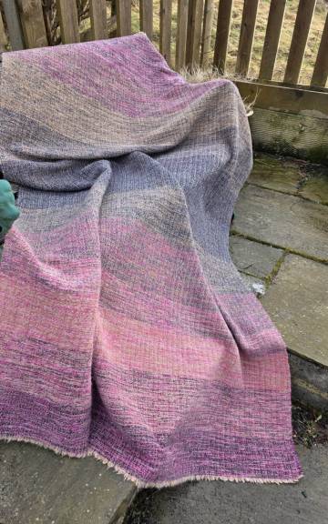 Two Sisters Tweed Blanket